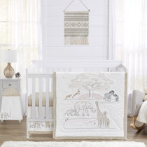 Gray crib outlet set